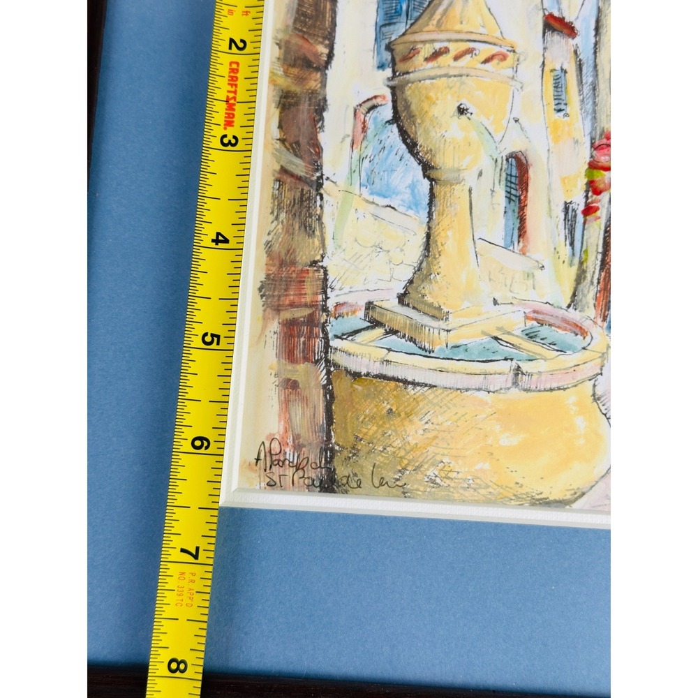 Original Framed Painting by Danielle Alarcon St Paul de Vence France BH - Picture 7 of 8